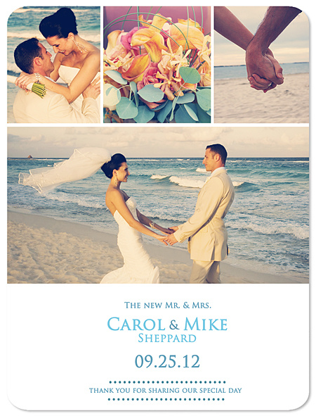 Wedding Thank You Collage Sample 1